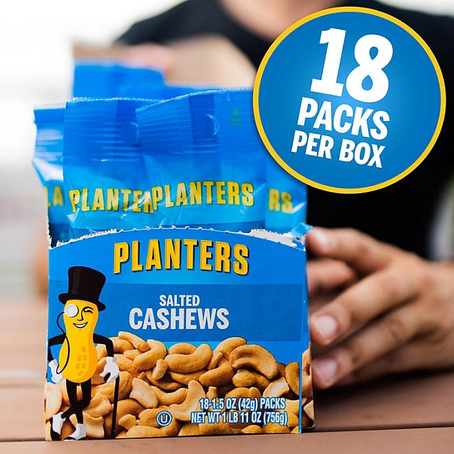 Planters Salted Cashews, 1.5 oz., 18 pk. - Image 5