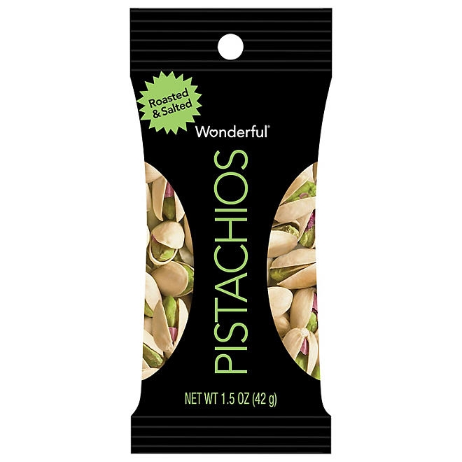 Wonderful Pistachios, Roasted and Salted 1.5 oz., 24 pk. - Image 9