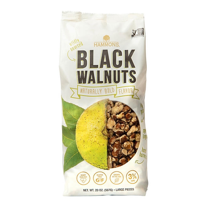 Hammons Shelled American Fancy Large Black Walnuts, 20 oz. - Image 8