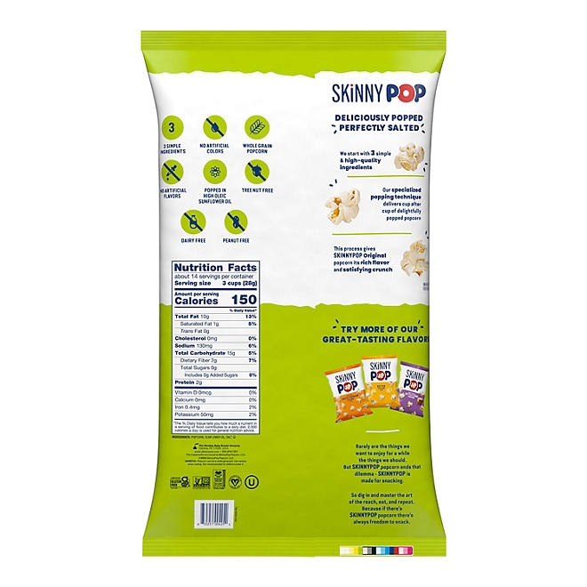 SkinnyPop Original Popcorn, 14 oz. - Image 3