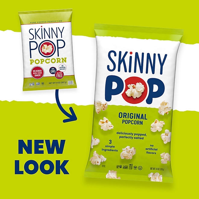 SkinnyPop Original Popcorn, 14 oz. - Image 4