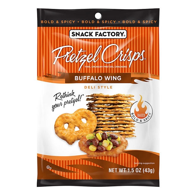 Snack Factory Variety Pack Pretzel Crisps, 1.5 oz., 24 pk. - Image 4