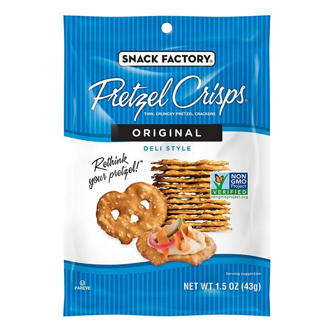 Snack Factory Variety Pack Pretzel Crisps, 1.5 oz., 24 pk. - Image 5