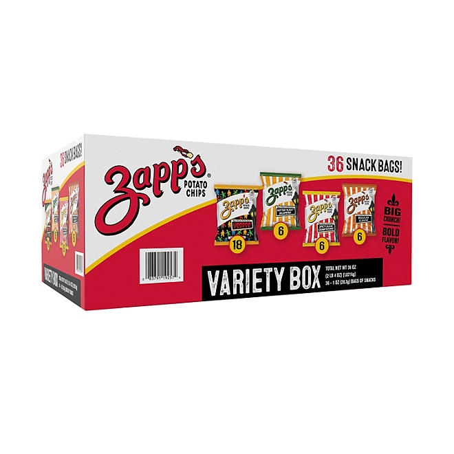 Zapp's Variety Pack Potato Chips, 1 oz., 36 pk. - Image 2