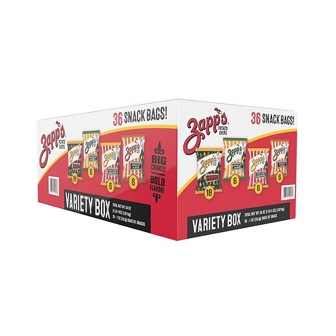 Zapp's Variety Pack Potato Chips, 1 oz., 36 pk. - Image 3