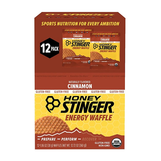 Honey Stinger Gluten-Free Organic Energy Waffle, Cinnamon, 12 ct. - Image 2
