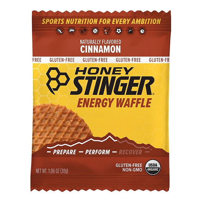 Honey Stinger Gluten-Free Organic Energy Waffle, Cinnamon, 12 ct. - Image 4