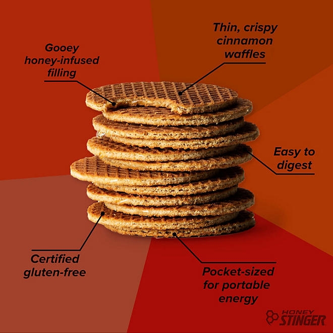 Honey Stinger Gluten-Free Organic Energy Waffle, Cinnamon, 12 ct. - Image 5