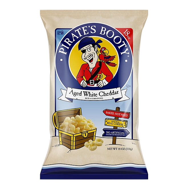 Pirate's Booty Aged White Cheddar Puffs, 18 oz. - Image 2