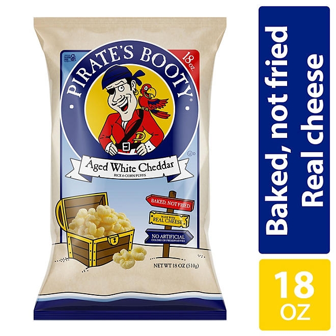 Pirate's Booty Aged White Cheddar Puffs, 18 oz. - Image 5
