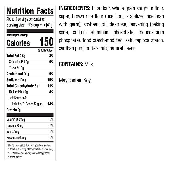 Krusteaz Gluten Free Buttermilk Pancake Mix, 16 oz. - Image 3