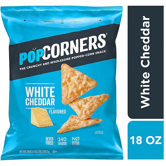 PopCorners White Cheddar Popped-Corn Snack, 18 oz. - Image 4
