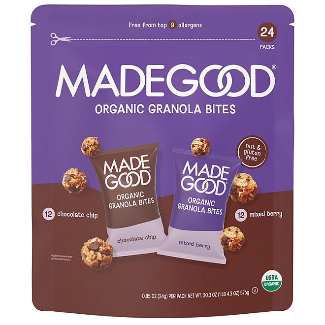 MadeGood Mixed Berry & Chocolate Chip Granola Minis, 24 pk. - Image 2