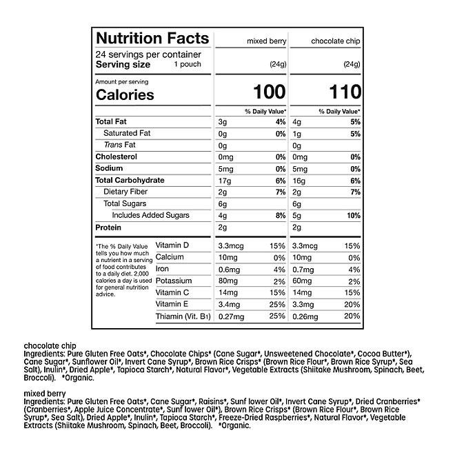 MadeGood Mixed Berry & Chocolate Chip Granola Minis, 24 pk. - Image 3