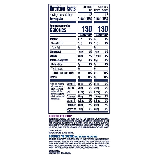 CLIF Z Bar Protein Gluten Free Bar, Variety Pack, 24 ct. - Image 3