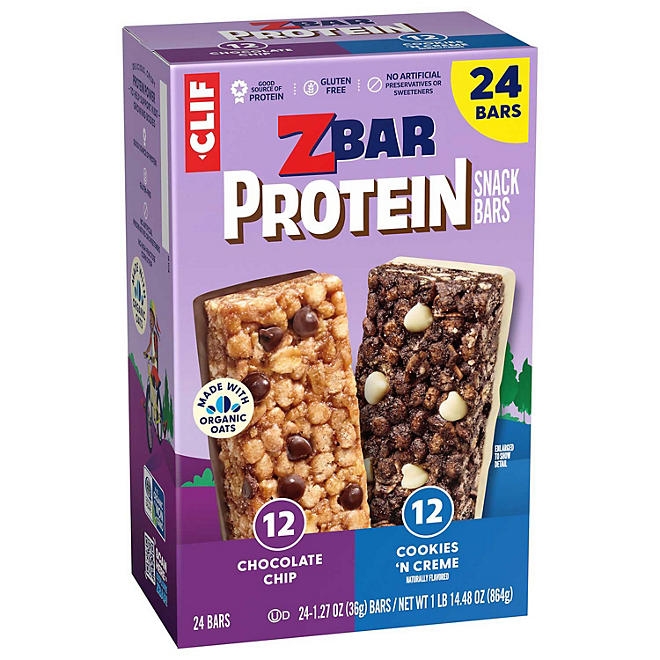 CLIF Z Bar Protein Gluten Free Bar, Variety Pack, 24 ct. - Image 8