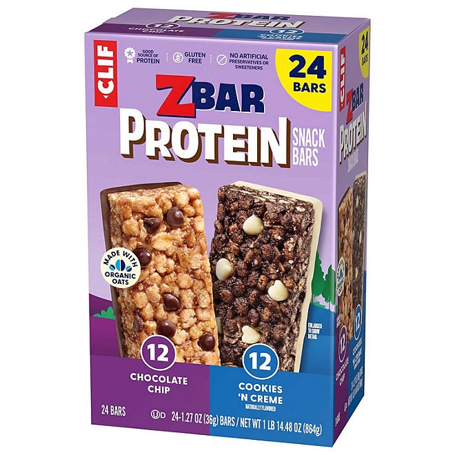 CLIF Z Bar Protein Gluten Free Bar, Variety Pack, 24 ct. - Image 9