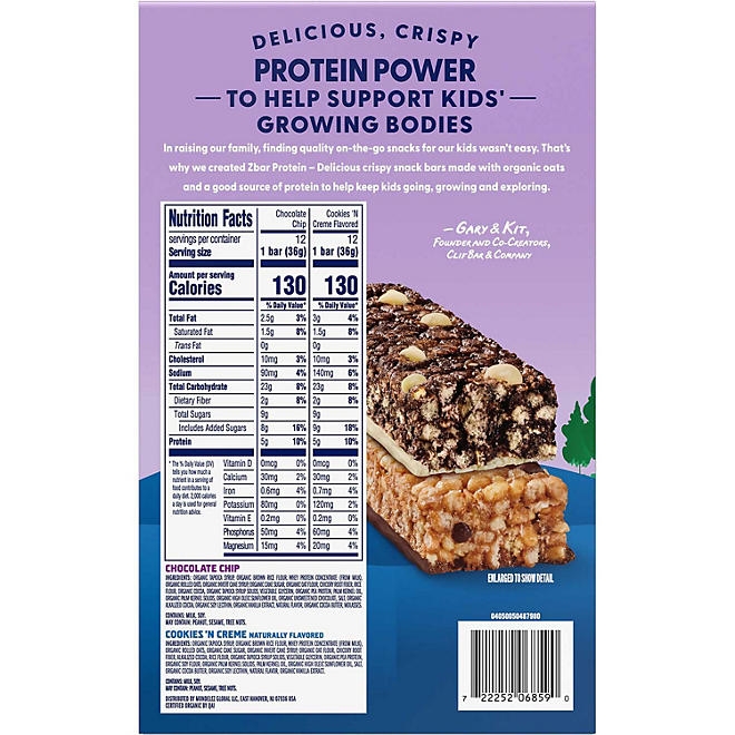 CLIF Z Bar Protein Gluten Free Bar, Variety Pack, 24 ct. - Image 11