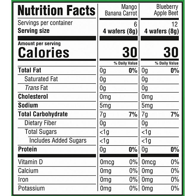 Gerber Organic Teething Wafers Variety Pack, 36 ct. - Image 3