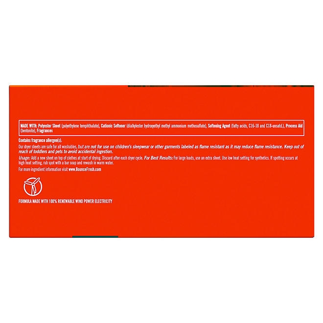 Bounce Fabric Softener Dryer Sheets, Outdoor Fresh, 320 ct. - Image 3