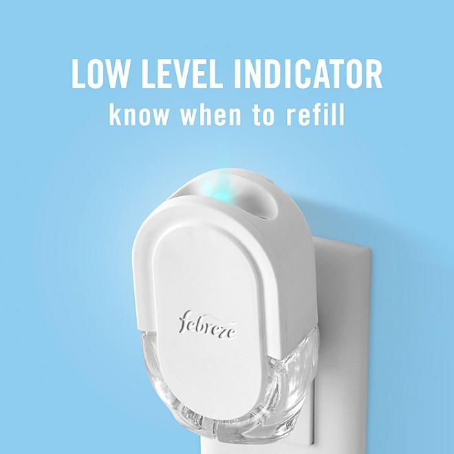 Febreze Fade Defy PLUG Air Freshener, Linen & Sky + Gain Original 1 Warmer + 5 Refills - Image 6