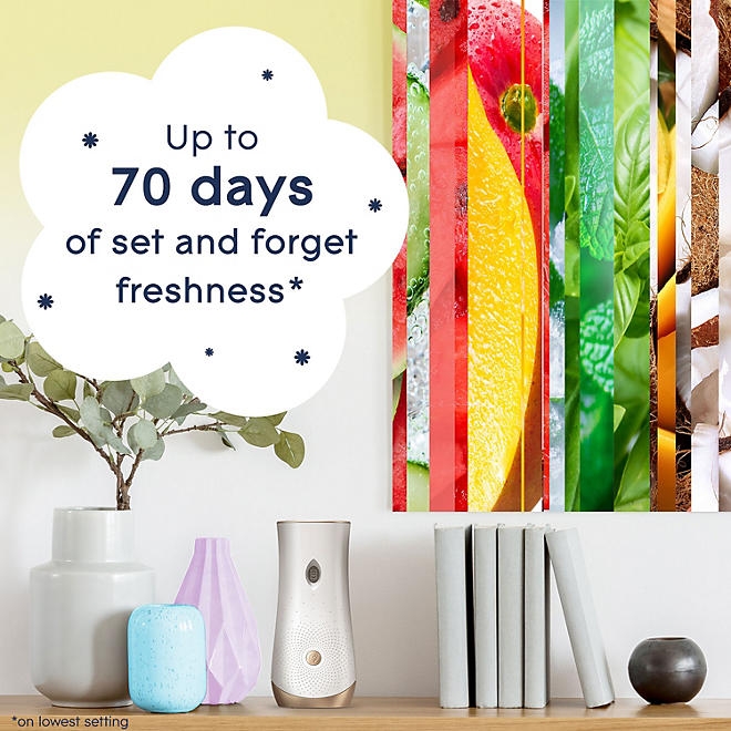 Glade Automatic Spray Air Freshener, Spring Variety, 1 Device + 3 Refills, 18.6 oz - Image 4
