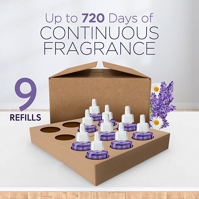 Air Wick Scented Oil Air Freshener, Fresh Linen, 9 refills - Image 4