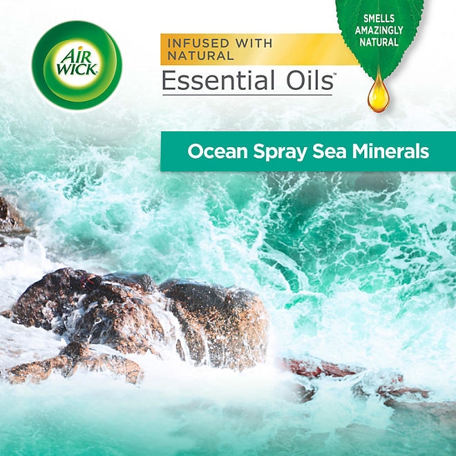 Air Wick Scented Oil Air Freshener, Ocean Spray, 9 refills - Image 3
