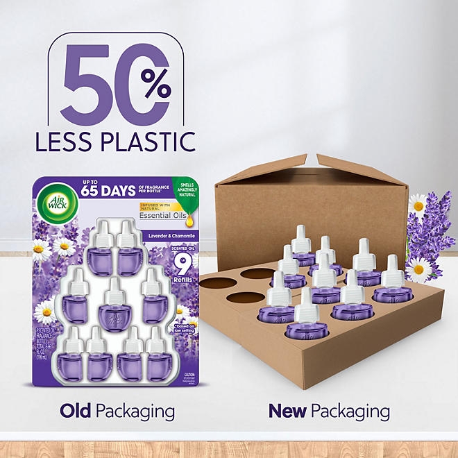 Air Wick Scented Oil Air Freshener, Ocean Spray, 9 refills - Image 5