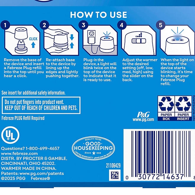 Febreze PLUG Scent Booster Oil Diffuser - Image 3