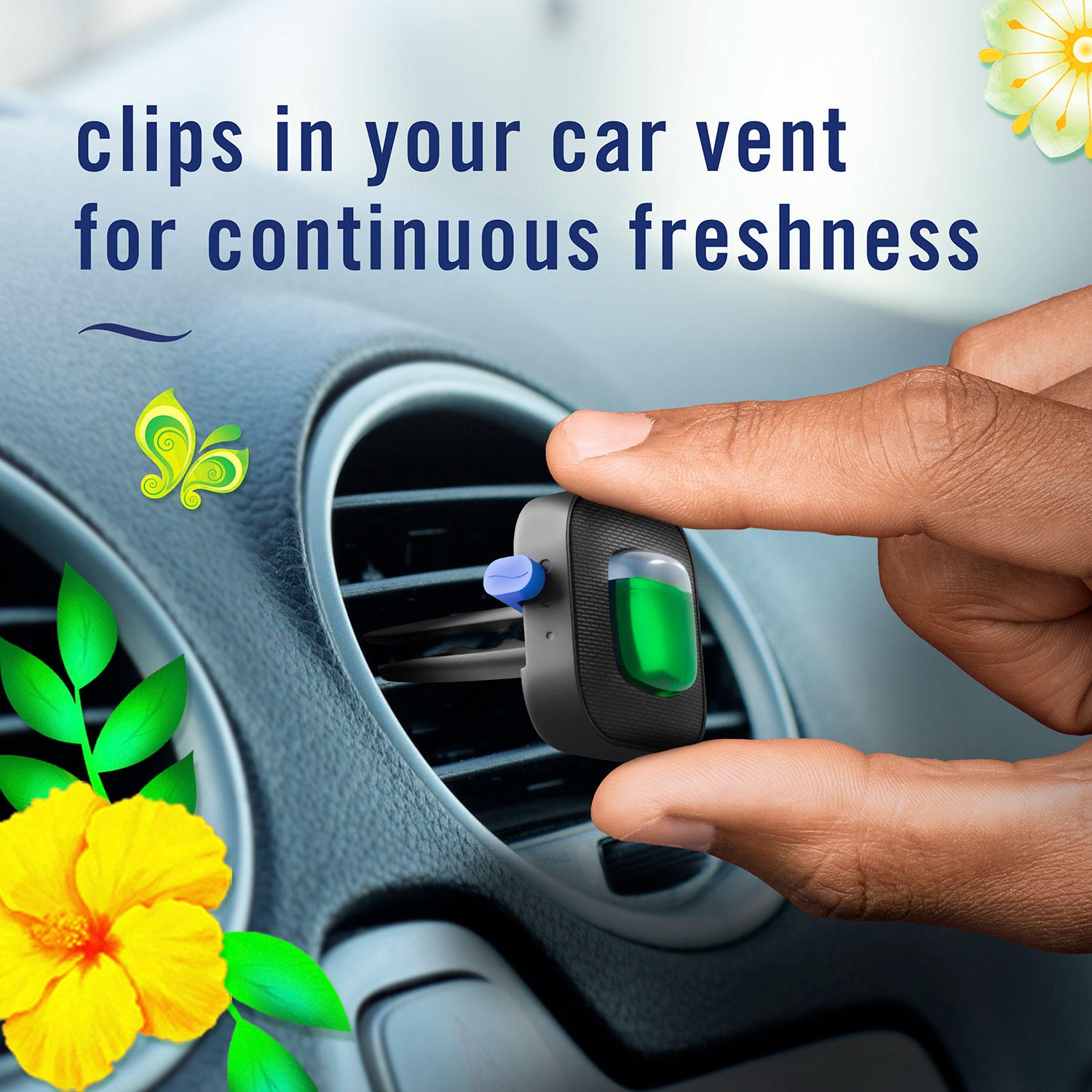 Febreze Car Air Freshener Vent Clips, Mixed Scent, 5 ct. - Image 4