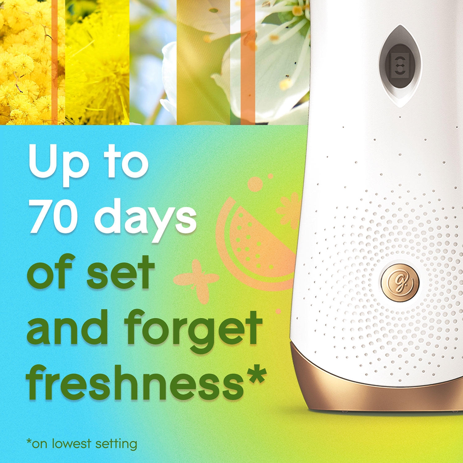 Glade Automatic Spray Air Freshener, Radiant Bloom, 1 Device + 3 Refills, 18.6 oz. - Image 4