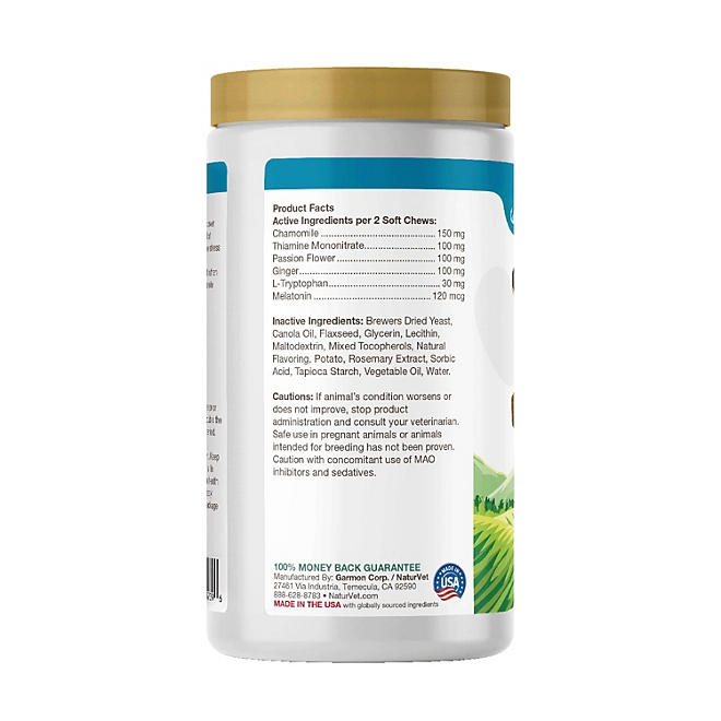 NaturVet, Quiet Moments Plus Melatonin, Soft Chews for Dogs, 240 ct. - Image 3