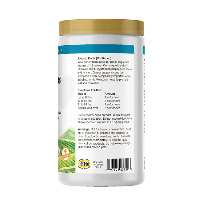NaturVet, Quiet Moments Plus Melatonin, Soft Chews for Dogs, 240 ct. - Image 4