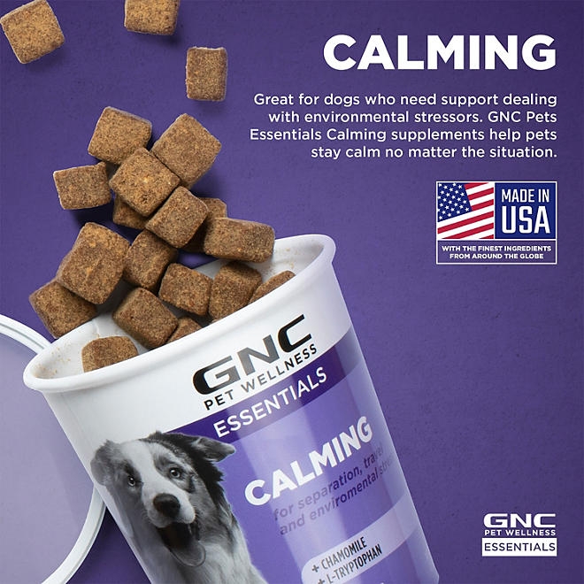 GNC Pets, Bacon Flavored, Calming Soft Chew Dog Supplements, 180 ct. - Image 6