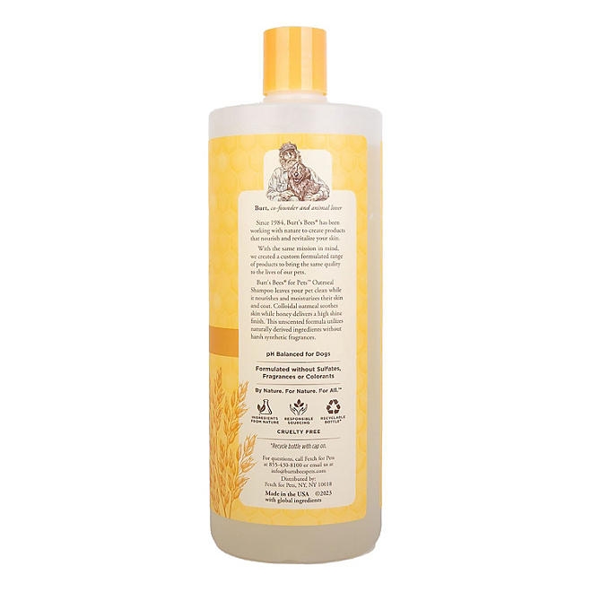 Burt's Bees, Oatmeal Dog Shampoo, 32 fl. oz., 2 pk. - Image 5