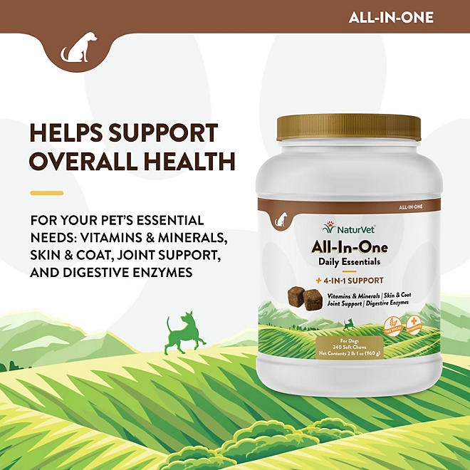 NaturVet, All-in-One Soft Chews for Dogs, 240 ct. - Image 5