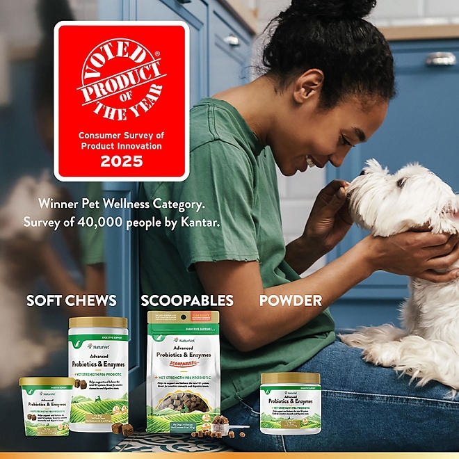 NaturVet, Advanced Probiotics and Enzymes Soft Chews for Dogs, 240 ct. - Image 6