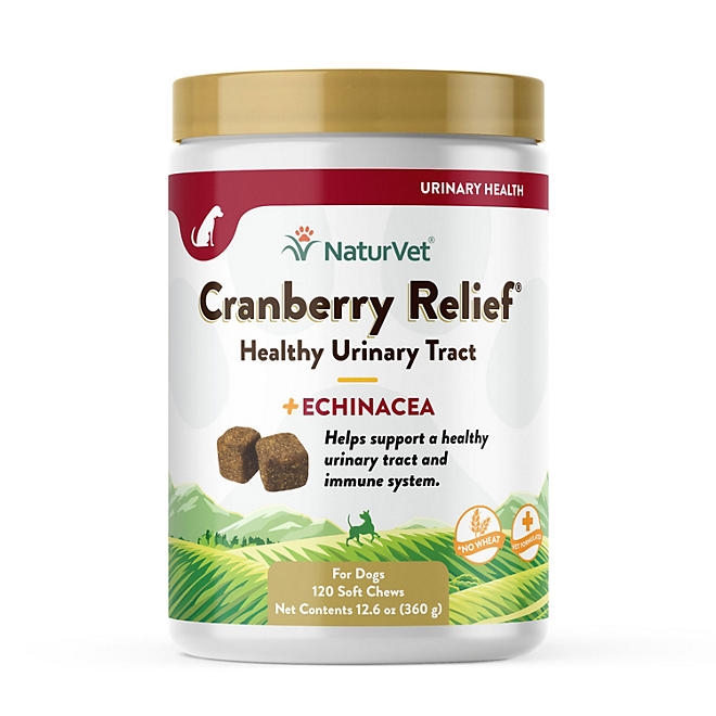 NaturVet, Cranberry Relief Plus Echinacea Soft Chews for Dogs, 120 ct. - Image 2
