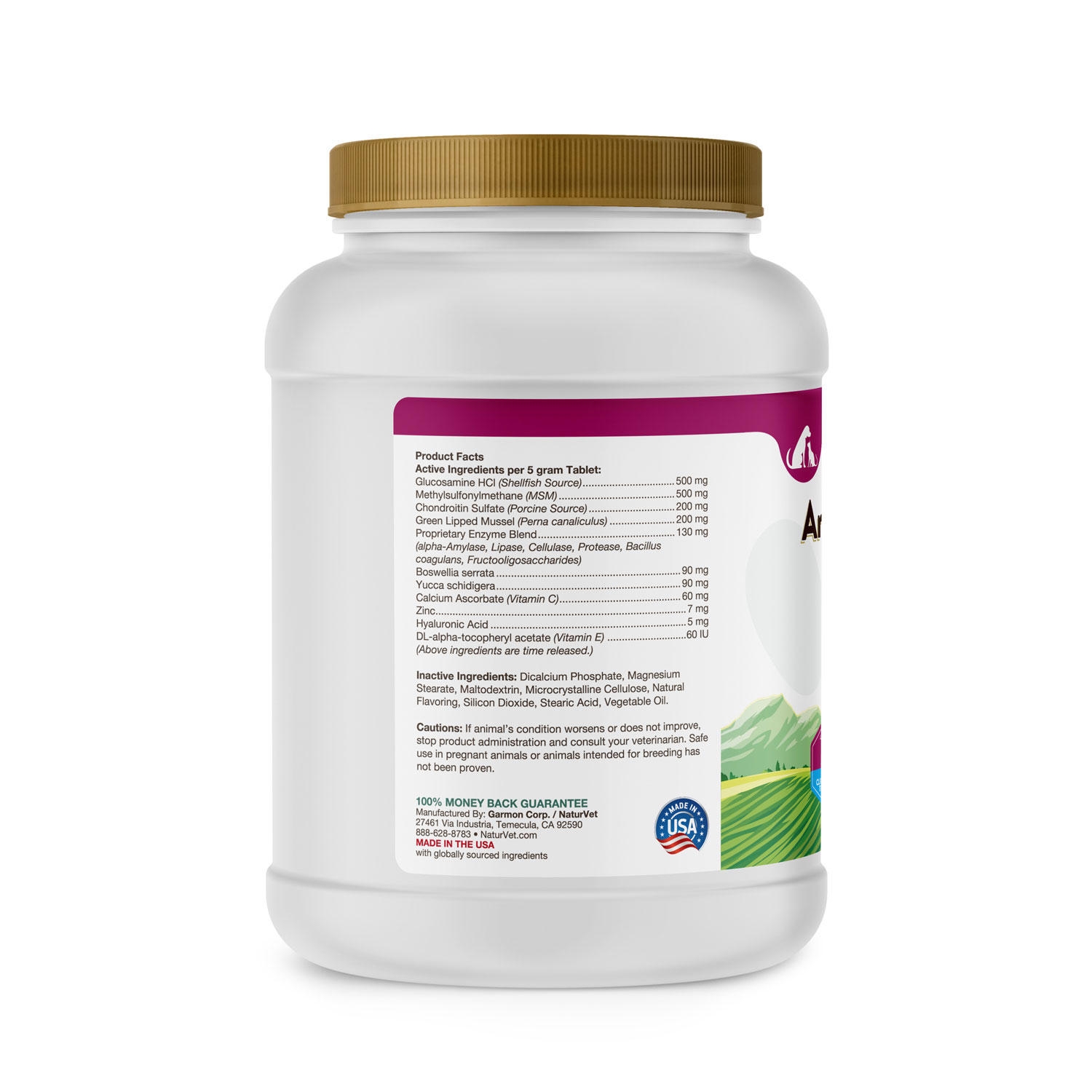 NaturVet ArthriSoothe-GOLD Level 3 Advanced Joint Care Supplements for Dogs and Cats, 240 ct., Choose Type - Image 10