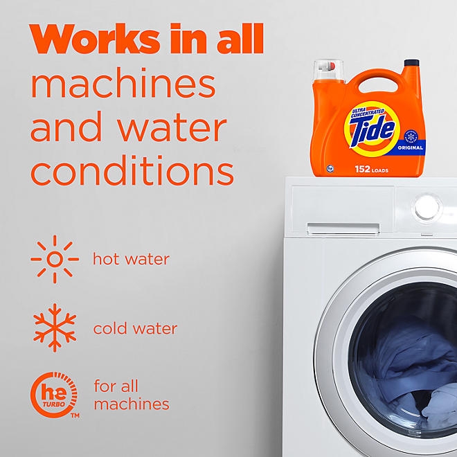 Tide Liquid Laundry Detergent, Original, 152 loads, 170 fl. oz. - Image 5
