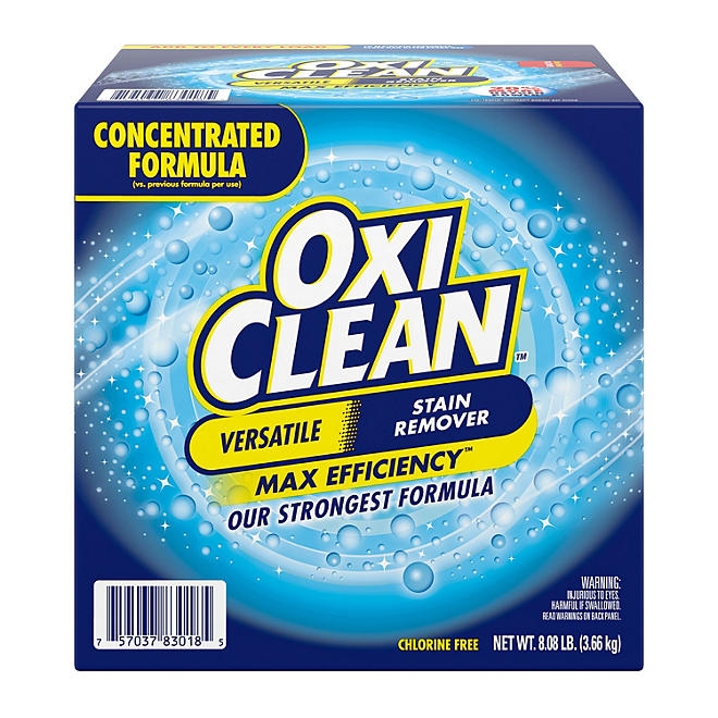OxiClean Concentrated Max Efficiency Versatile Stain Remover Powder 8.08 lbs. - Image 2