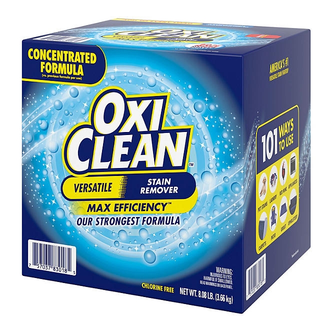 OxiClean Concentrated Max Efficiency Versatile Stain Remover Powder 8.08 lbs. - Image 10