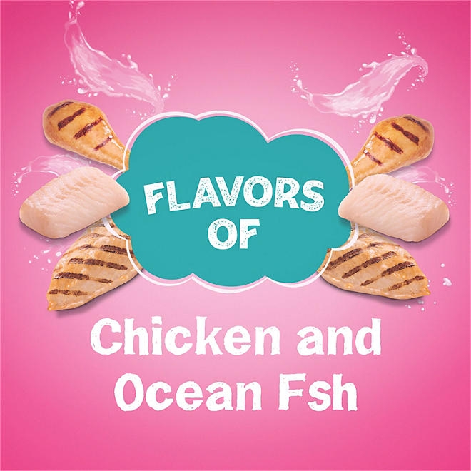 Friskies Land and; Sea Adventures, Chicken and Ocean Fish Flavor, Adult Dry Cat Food, 32 lbs. - Image 4