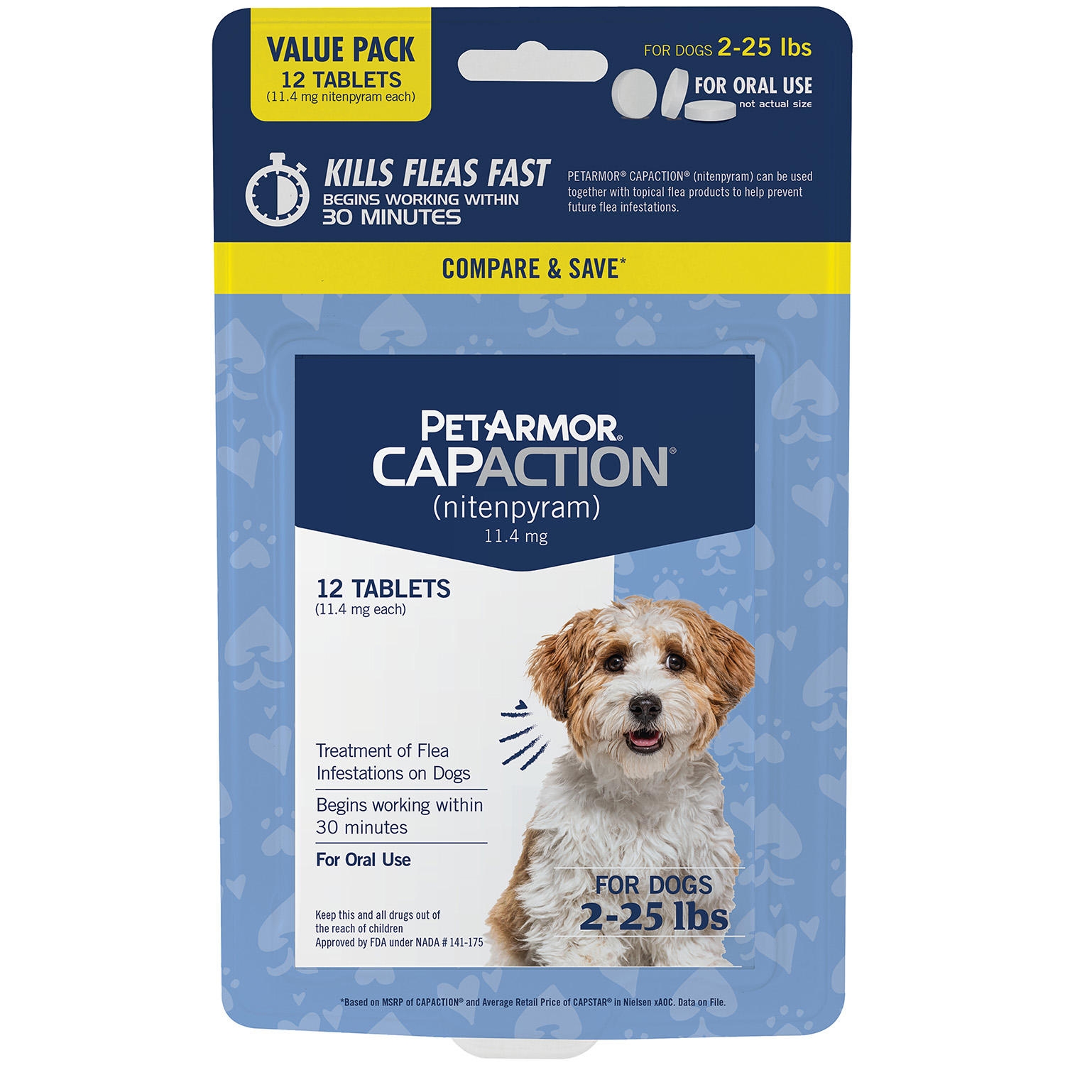 PetArmor CapAction Flea Tabs for Dogs, 12 ct., Choose Size - Image 5