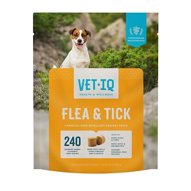 VetIQ Flea & Tick; Tick Supplement for Dogs, 240 ct. - Image 2