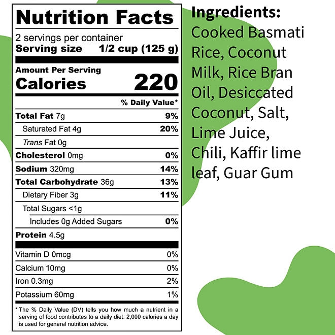 Kitchen 88 Coconut Lime Rice, 8.8 oz., 6 pk. - Image 3