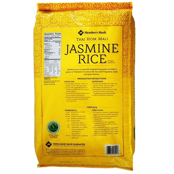 Member's Mark Thai Jasmine Rice, 50 lbs. - Image 3