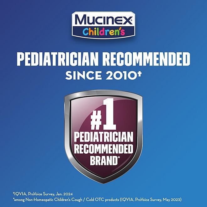 Mucinex Children's Liquid Cold & Cough Medicine, Cherry 4 fl. oz., 3 pk. - Image 5