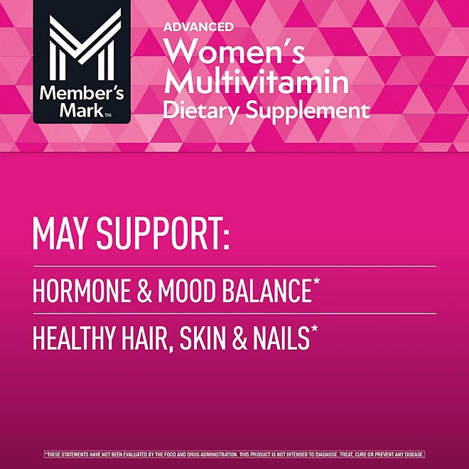 Member's Mark Advanced Women's Multivitamin Tablets, 275 ct. - Image 5